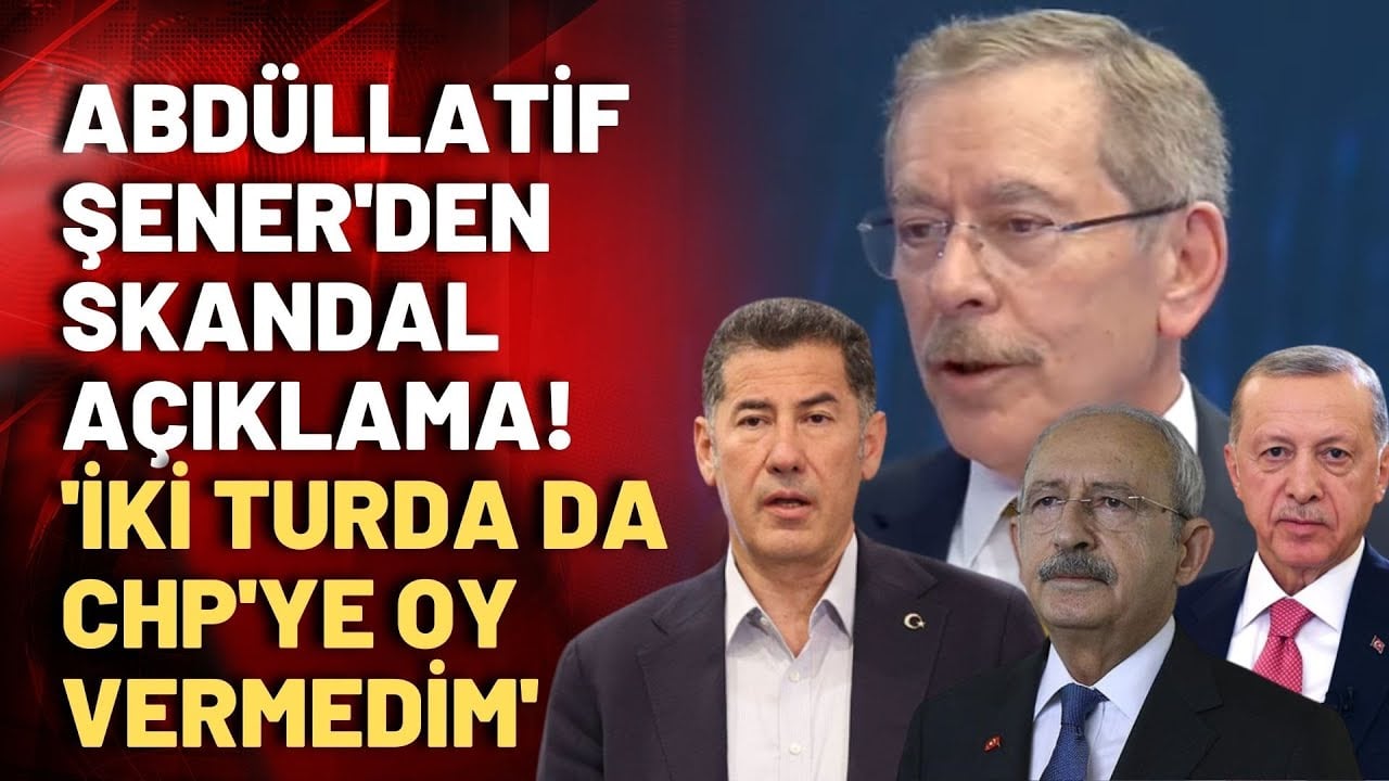 Skandal Se Im Itiraf Abd Llatif Ener Se Imlerde Kime Oy Verdi Ini