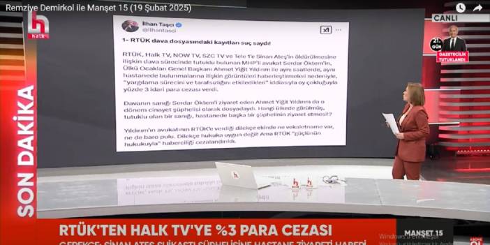 RTÜK ten Halk TV ye para cezası