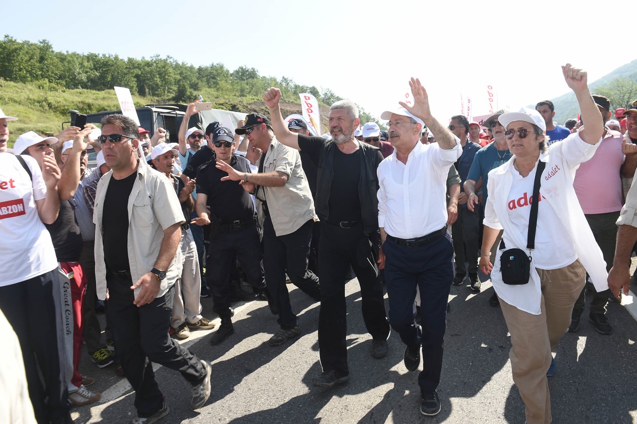 Adalet yürüyüşü'nde 16. gün 18