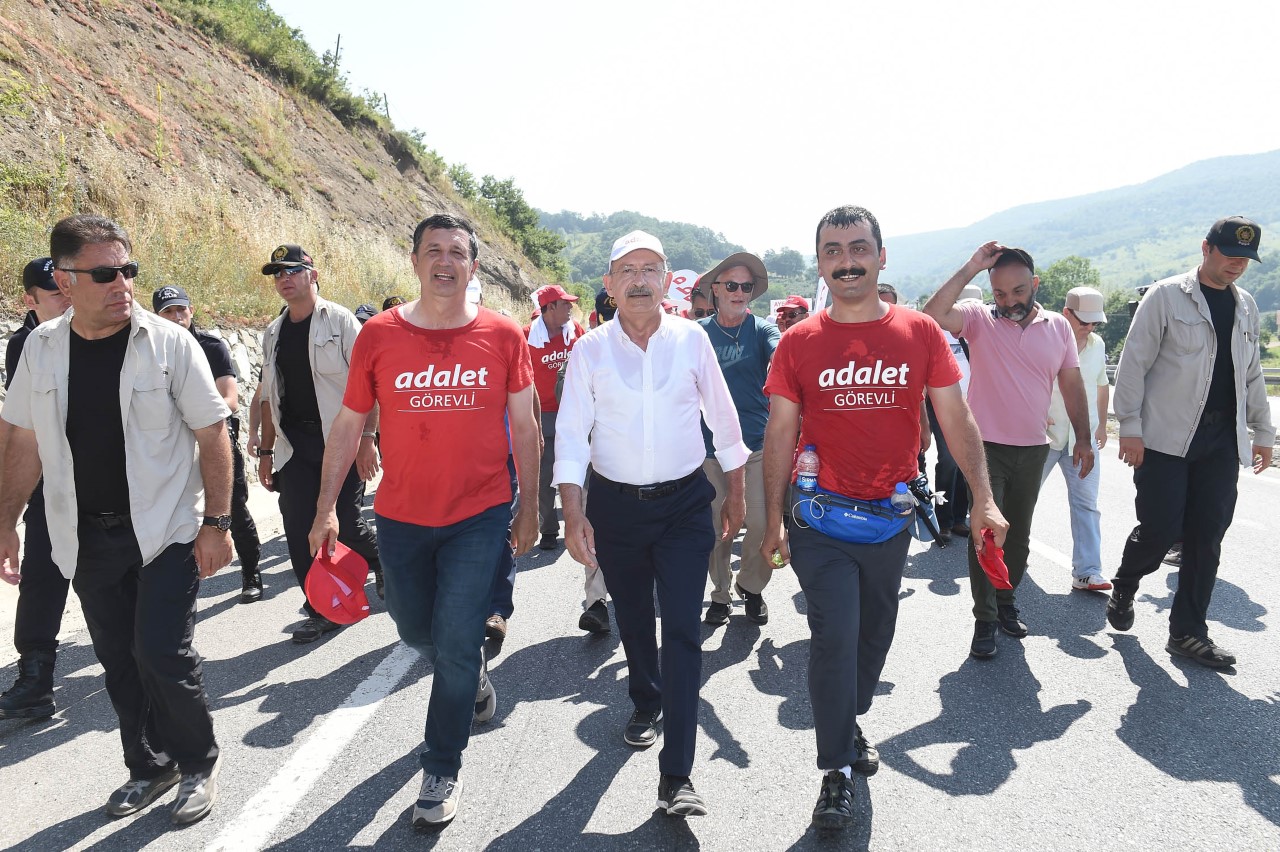 Adalet yürüyüşü'nde 16. gün 21