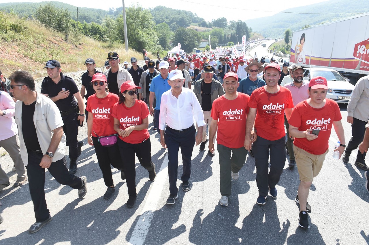 Adalet yürüyüşü'nde 16. gün 23