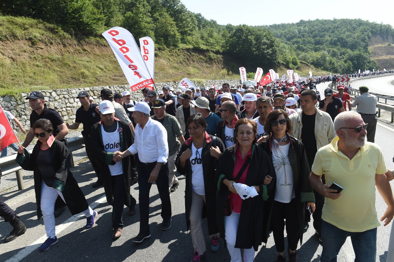 Adalet yürüyüşü'nde 16. gün 30