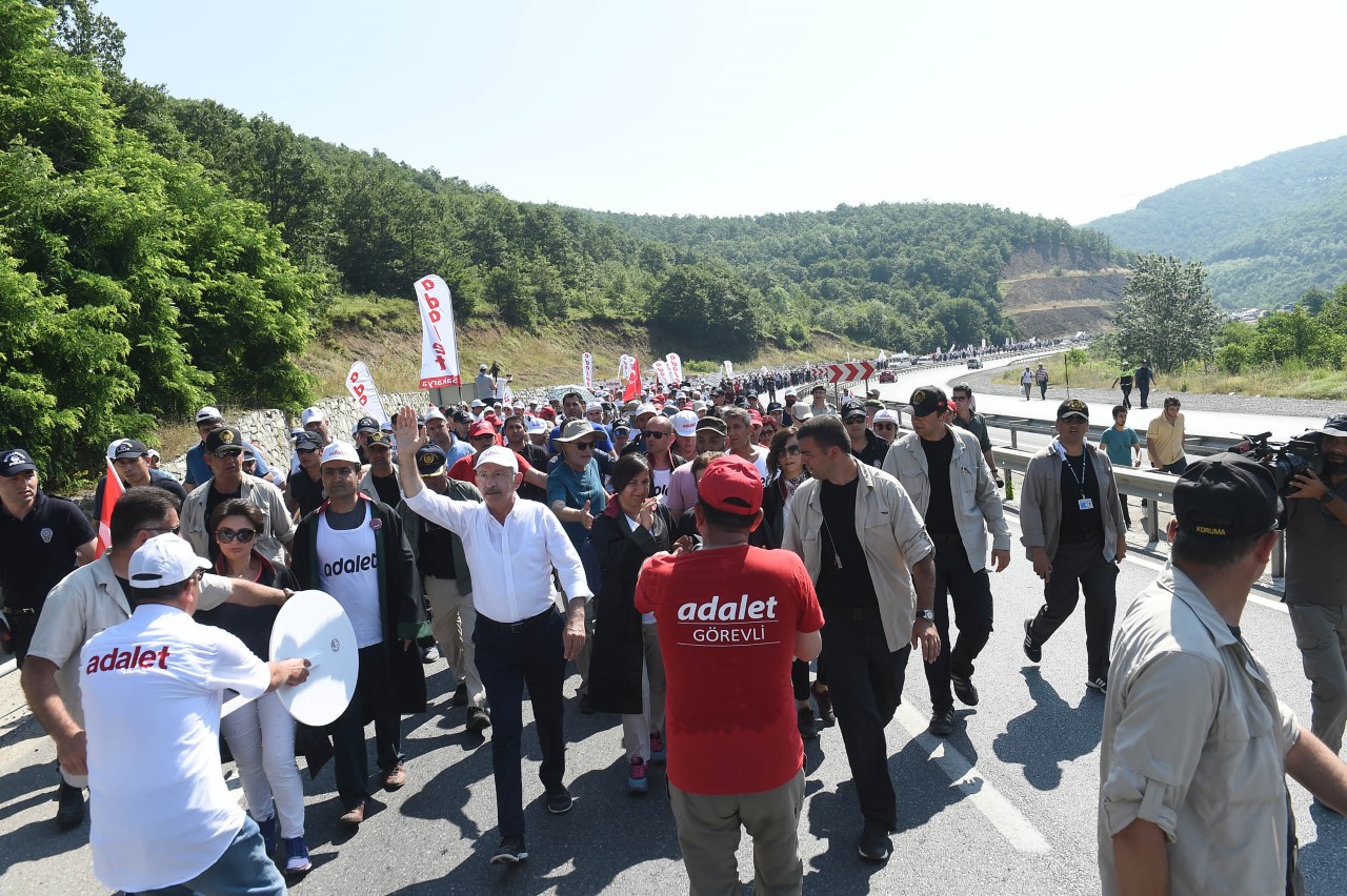 Adalet yürüyüşü'nde 16. gün 48