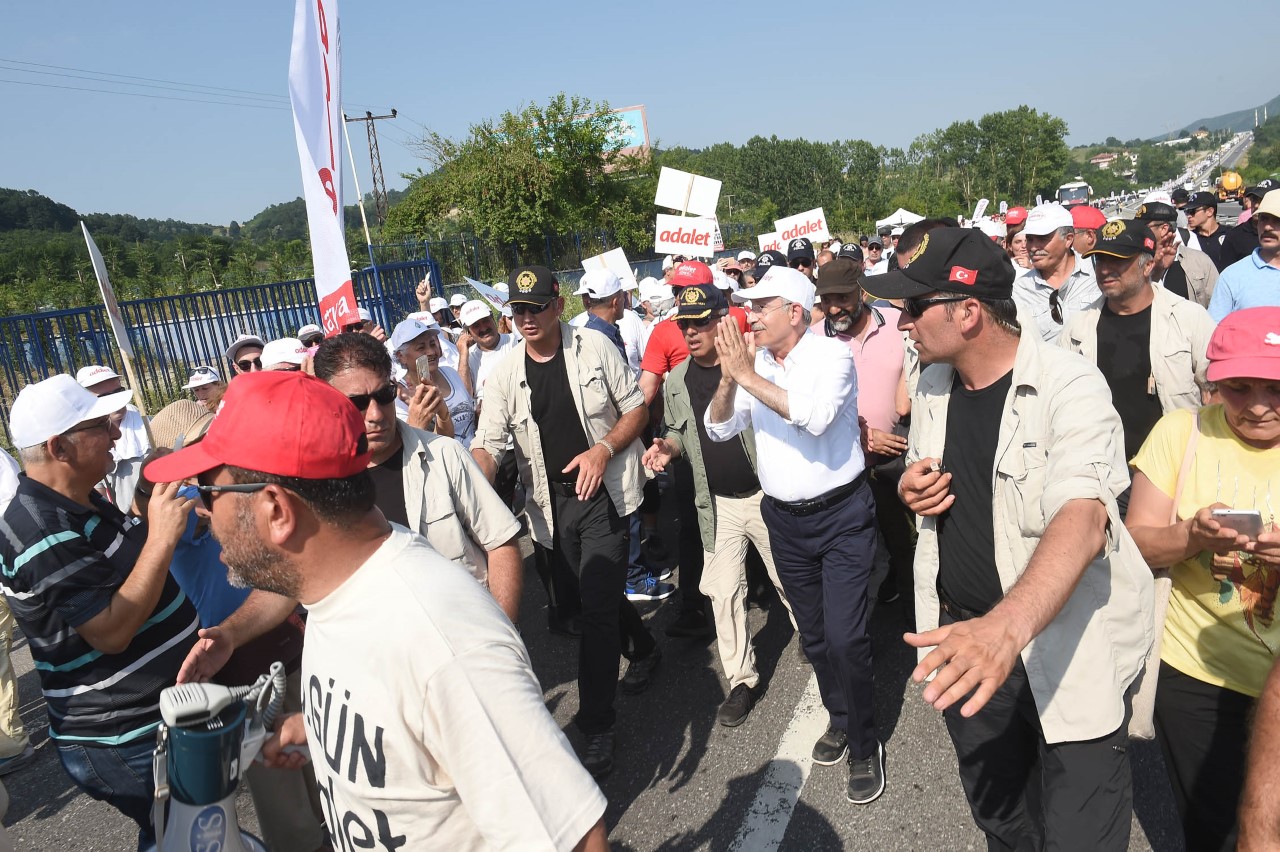 Adalet yürüyüşü'nde 16. gün 66