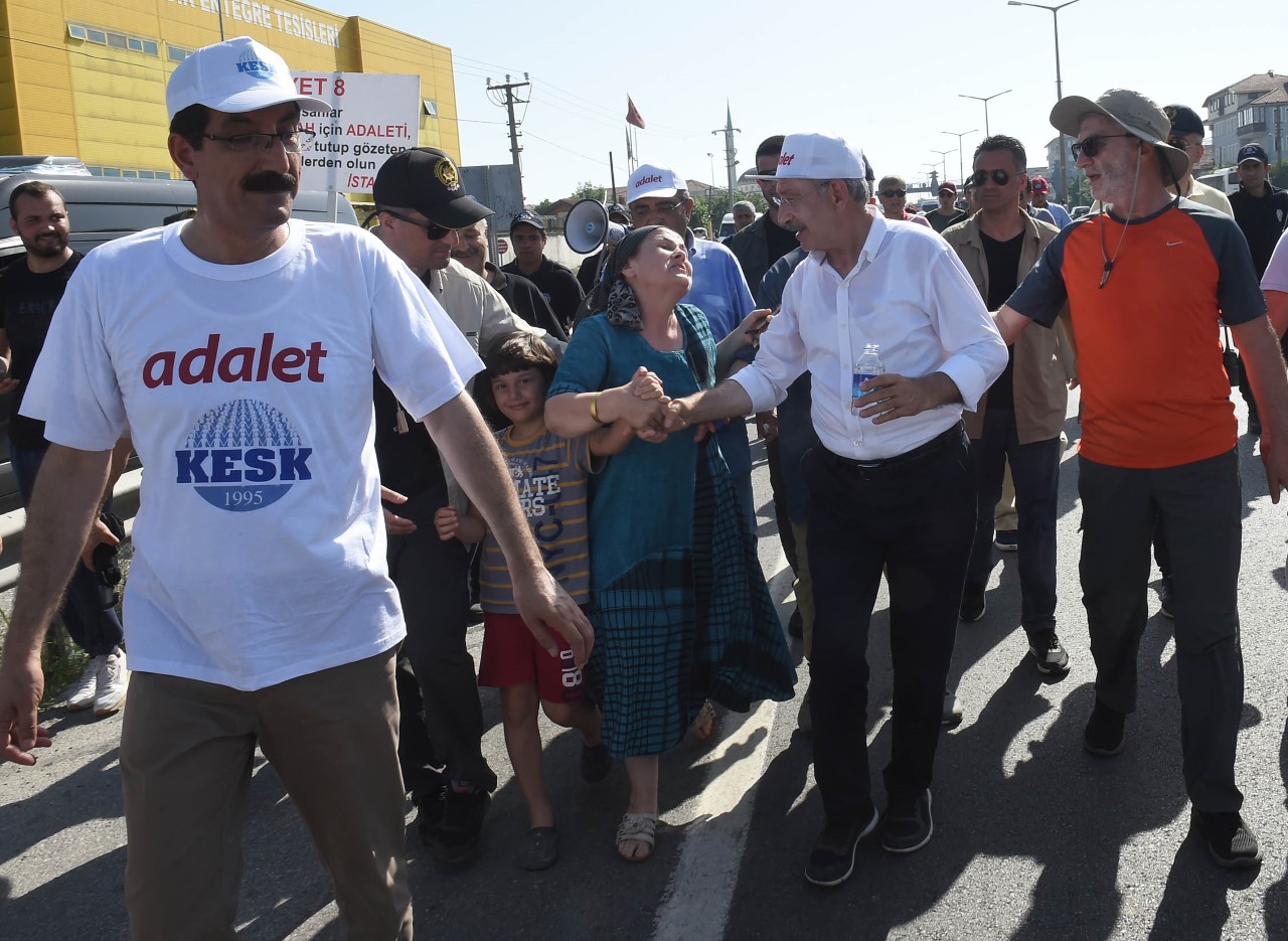 Adalet yürüyüşü'nde 16. gün 73