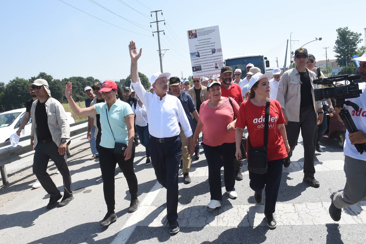 Adalet yürüyüşü'nde 16. gün 83