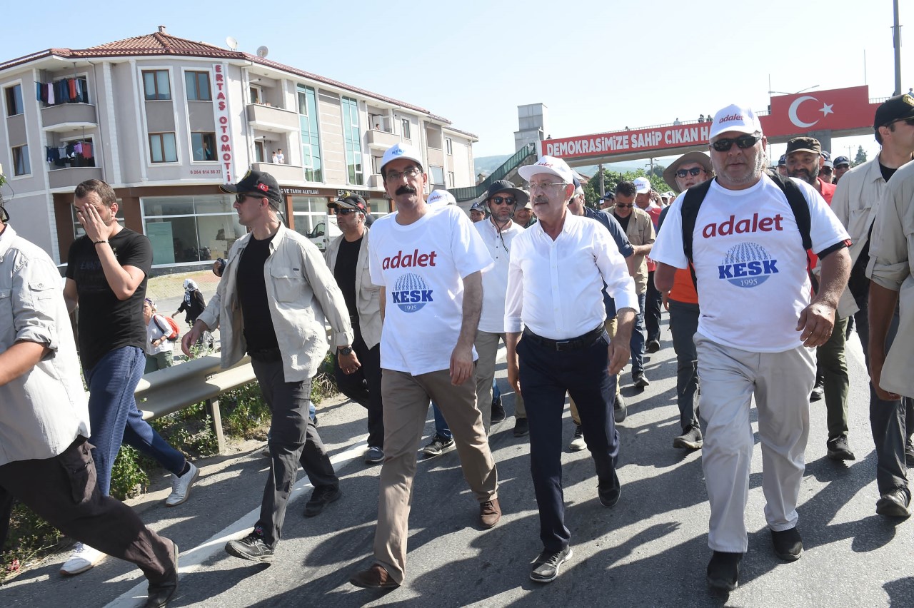 Adalet yürüyüşü'nde 16. gün 86