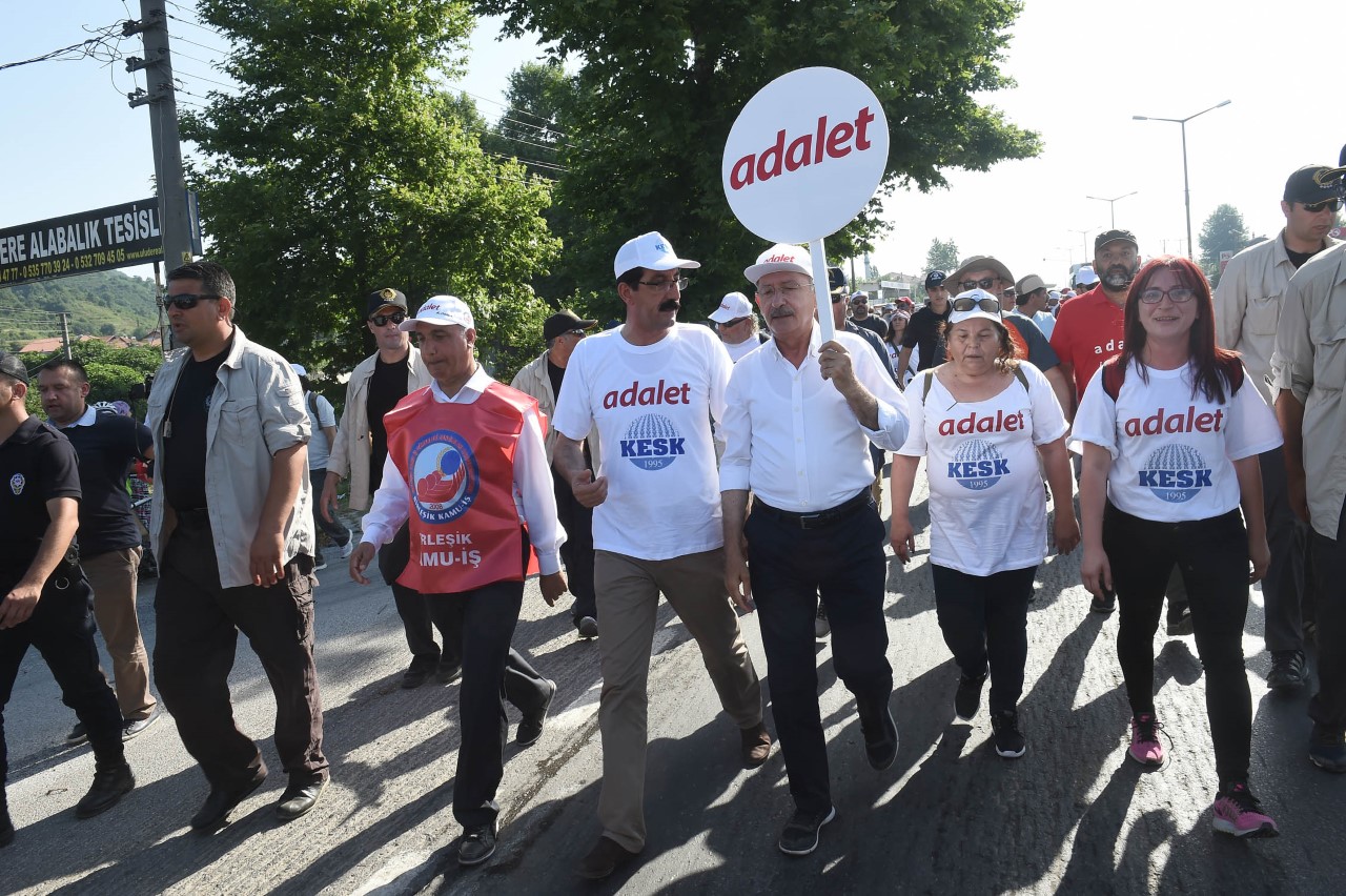 Adalet yürüyüşü'nde 16. gün 93