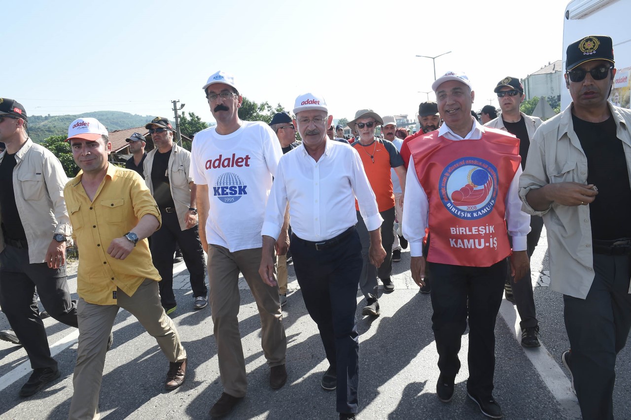 Adalet yürüyüşü'nde 16. gün 96