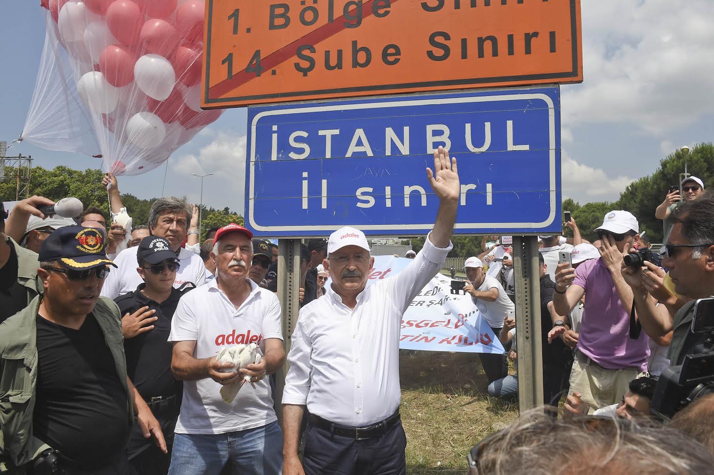 Adalet Yürüyüşü'nde 23 gün 50