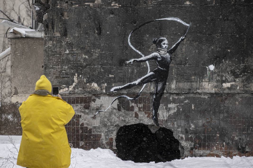 Banksy, Ukrayna sokaklarında 8