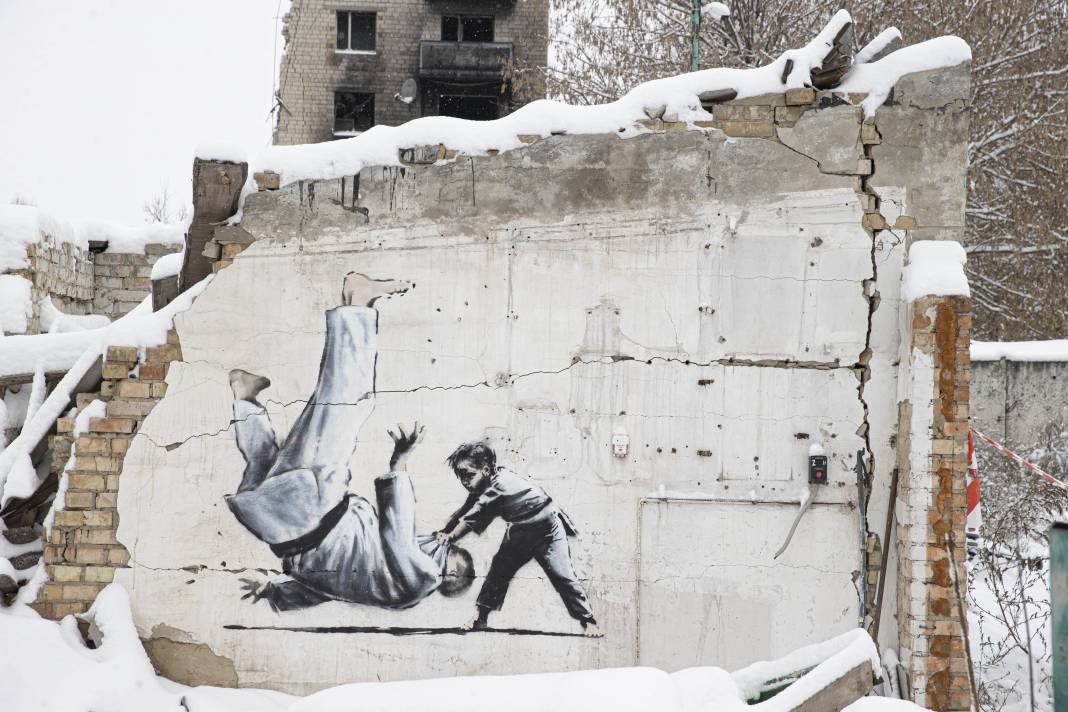 Banksy, Ukrayna sokaklarında 5