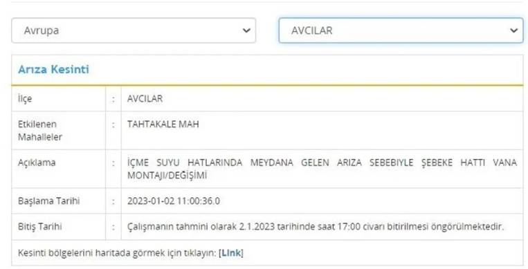 İstanbullular dikkat: 4 ilçede su kesintisi 3