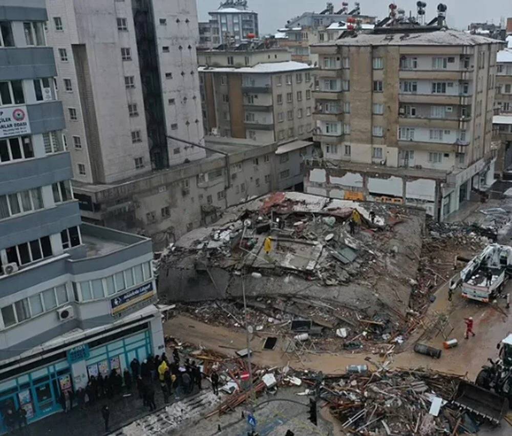 Yıkımın fotoğrafları... Depremden önce ve depremden sonra 11