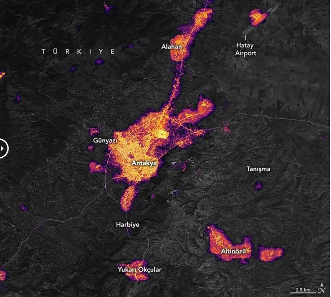 NASA'dan Antakya paylaşımı 3