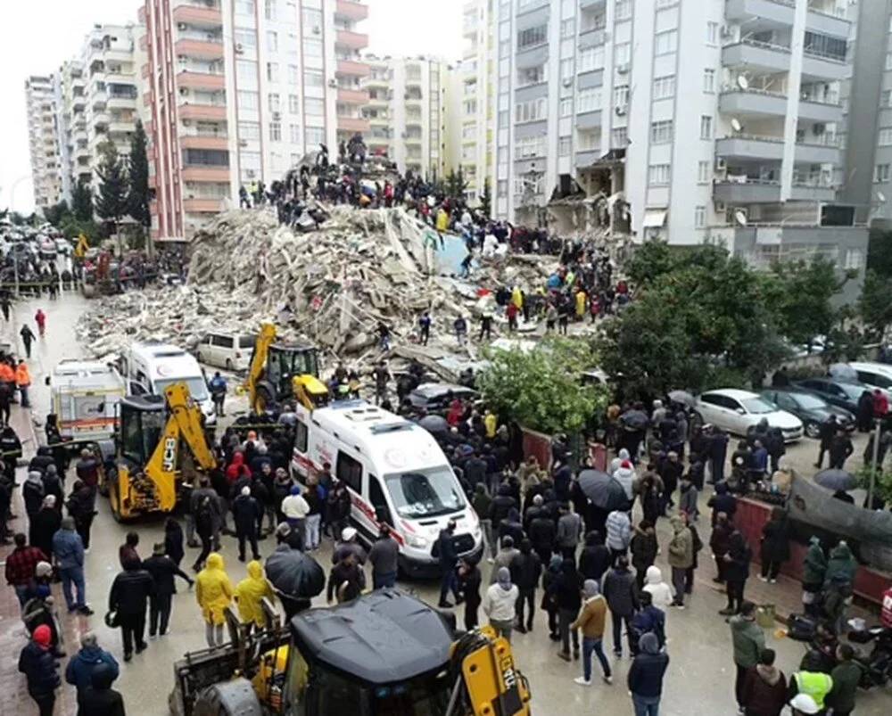 Yıkımın fotoğrafları... Depremden önce ve depremden sonra 15