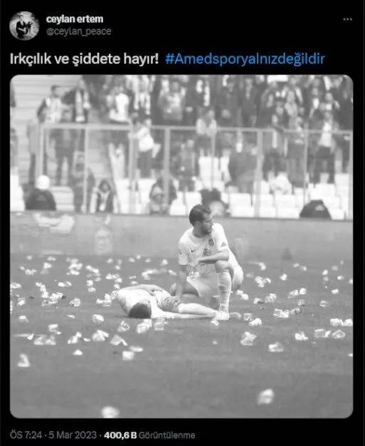 Sanatçılardan Bursaspor-Amedspor maçındaki ırkçı saldırıya tepki 8