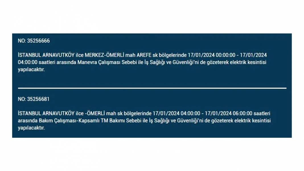 İstanbul'un 4 Büyük İlçesinde Elektrik Kesintisi 8 Saati Geçecek! BEDAŞ, Yarın Yaşanacak Elektrik Kesintisini Duyurdu - Fotoğraf: 3