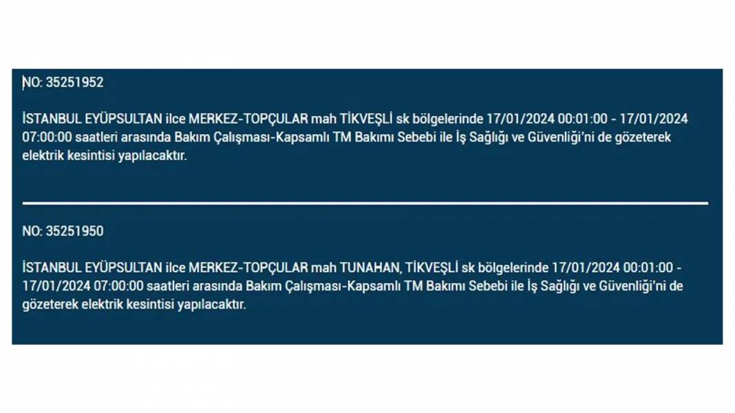 İstanbul'un 4 Büyük İlçesinde Elektrik Kesintisi 8 Saati Geçecek! BEDAŞ, Yarın Yaşanacak Elektrik Kesintisini Duyurdu - Fotoğraf: 15