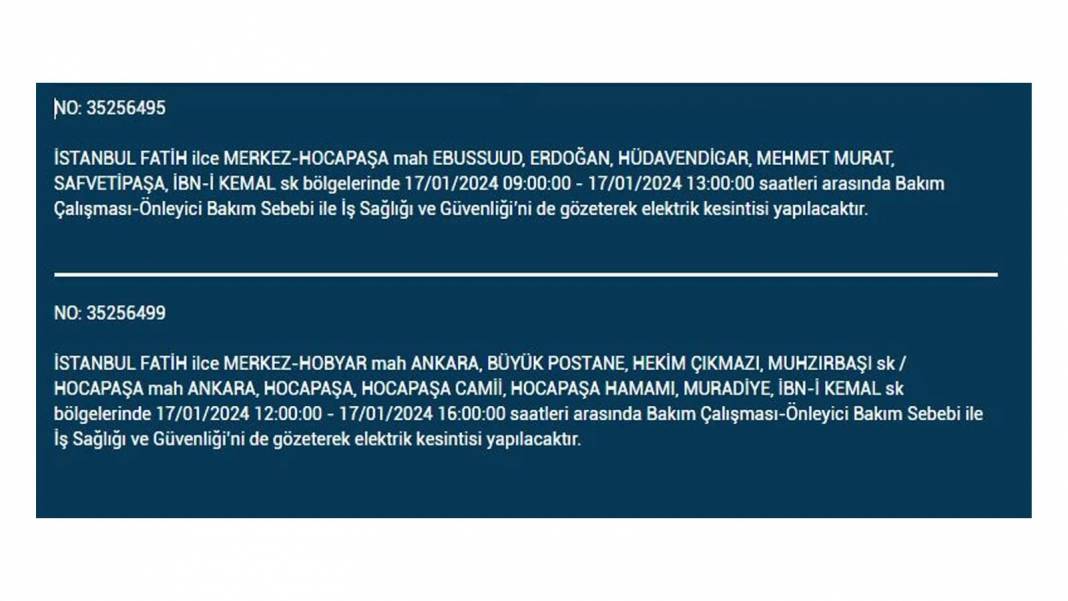 İstanbul'un 4 Büyük İlçesinde Elektrik Kesintisi 8 Saati Geçecek! BEDAŞ, Yarın Yaşanacak Elektrik Kesintisini Duyurdu - Fotoğraf: 16