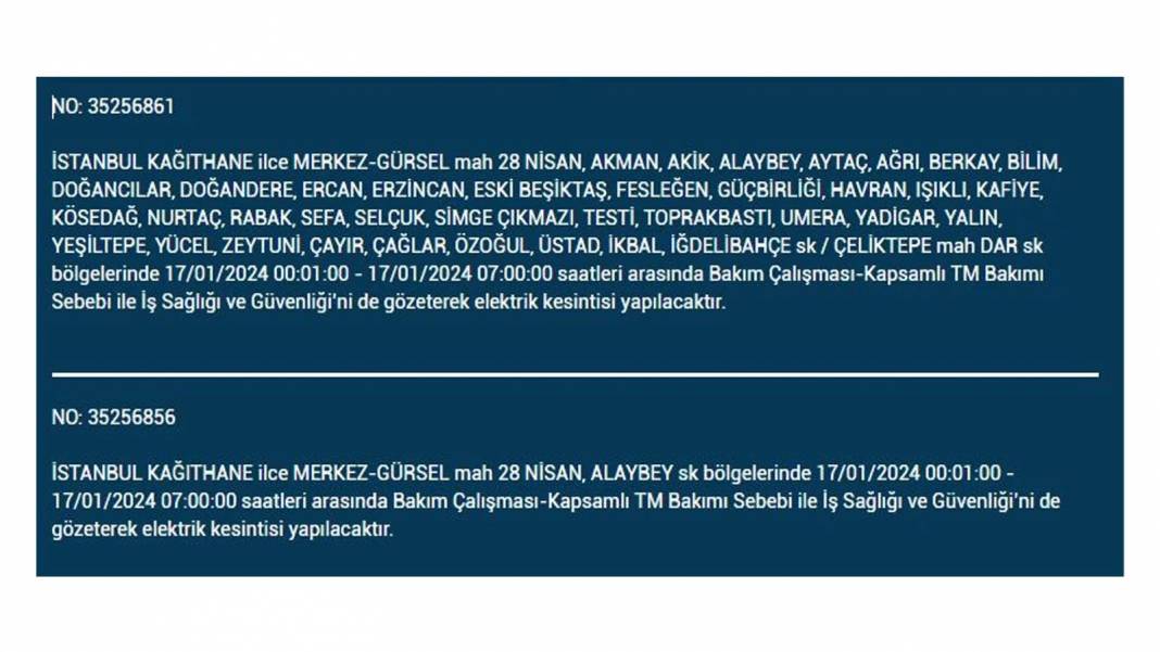 İstanbul'un 4 Büyük İlçesinde Elektrik Kesintisi 8 Saati Geçecek! BEDAŞ, Yarın Yaşanacak Elektrik Kesintisini Duyurdu - Fotoğraf: 20