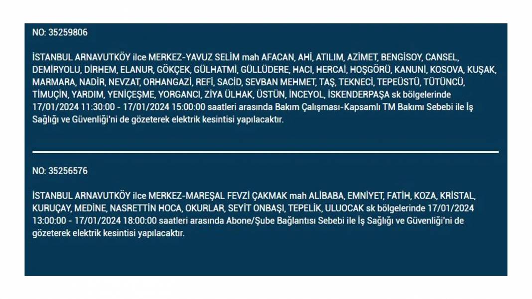 İstanbul'un 4 Büyük İlçesinde Elektrik Kesintisi 8 Saati Geçecek! BEDAŞ, Yarın Yaşanacak Elektrik Kesintisini Duyurdu - Fotoğraf: 1