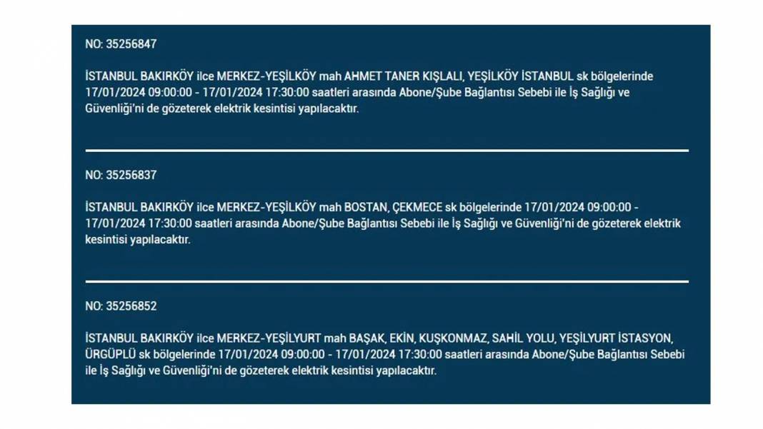 İstanbul'un 4 Büyük İlçesinde Elektrik Kesintisi 8 Saati Geçecek! BEDAŞ, Yarın Yaşanacak Elektrik Kesintisini Duyurdu - Fotoğraf: 8