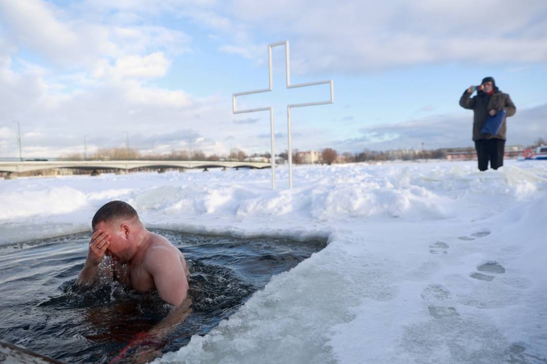 St. Petersburg'da Epifani Bayramı Böyle Kutlandı 7