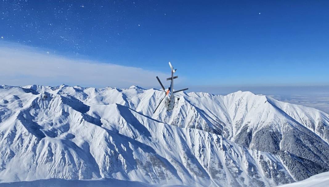 Kaçkar Dağları'nda "Heliski" Heyecanındaki Görsel Şölen Herkesi Hayran Bırakttı 7