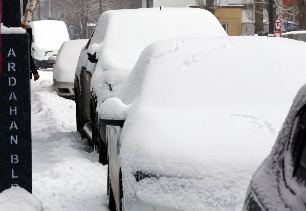 Erzurum, Ardahan ve Kars'ta Kar Etkili Oldu 8