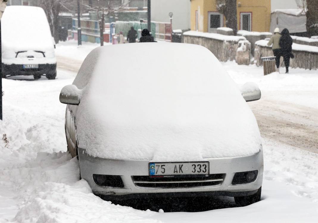 Erzurum, Ardahan ve Kars'ta Kar Etkili Oldu 4