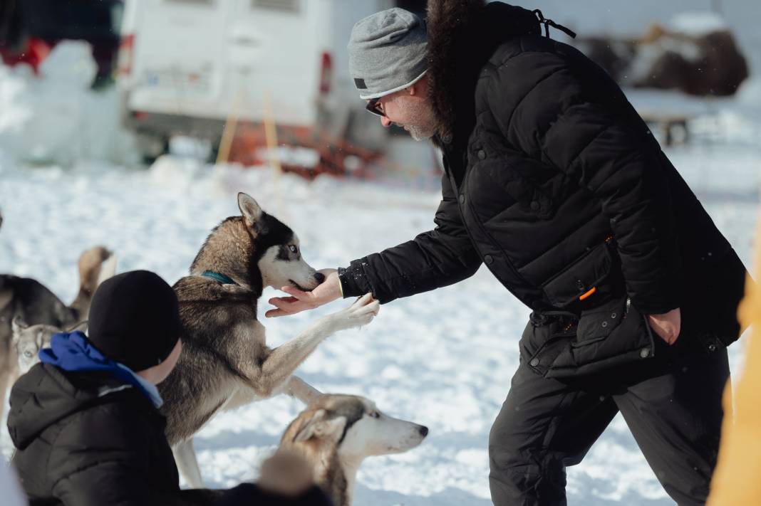 Slovakya'da 2. Uluslararası Köpek Kızağı Yarışması Başladı 35