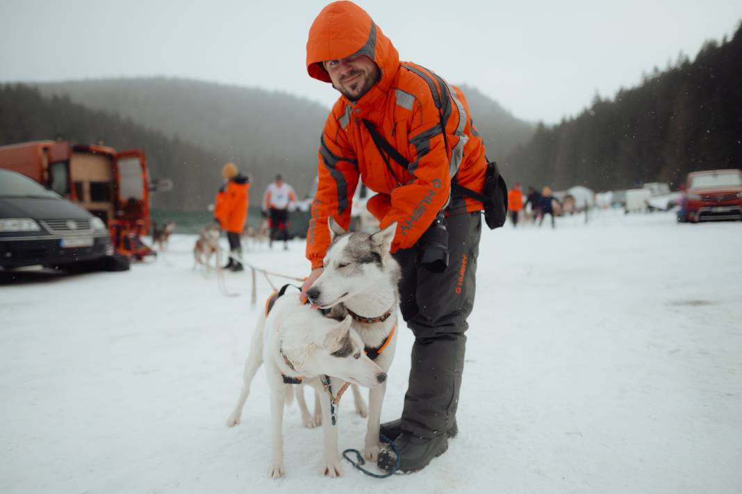 Slovakya'da 2. Uluslararası Köpek Kızağı Yarışması Başladı 2