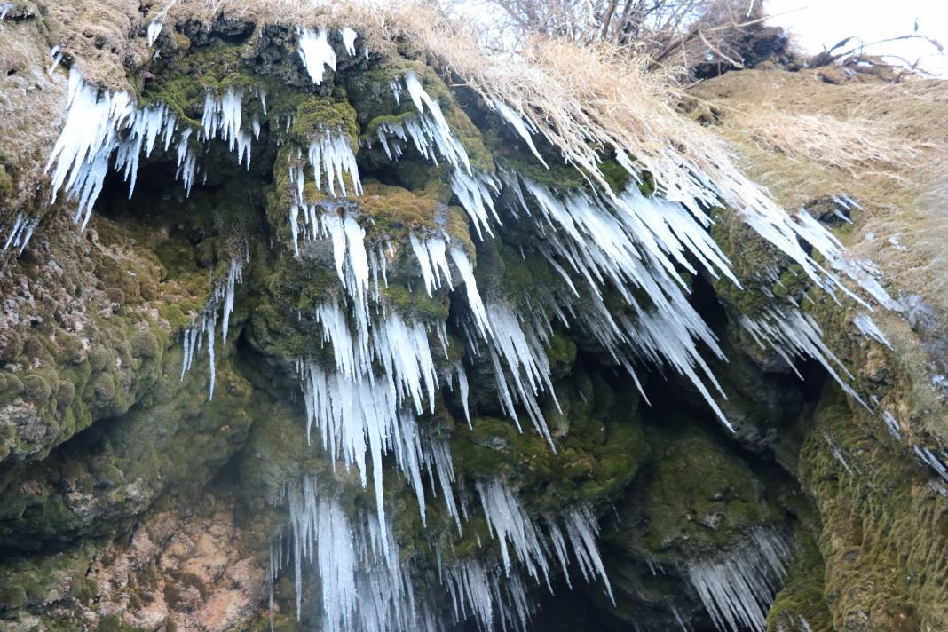 Erzincan'da Şelale Buz Tuttu - Fotoğraf: 9