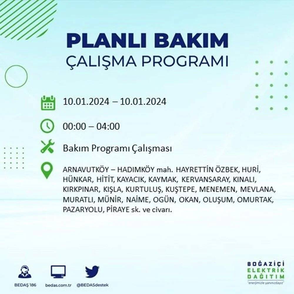 BEDAŞ Duyurdu: İstanbul'da Elektrik Kesintisi 8 Saati Bulacak. Bu Soğukta Kombiler Çalışmayacak! 10 İlçeyi Birden Etkileyecek - Fotoğraf: 3