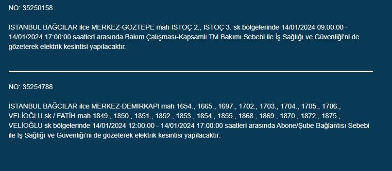 İstanbul'da 7 İlçe Karanlığa Gömülecek! 14