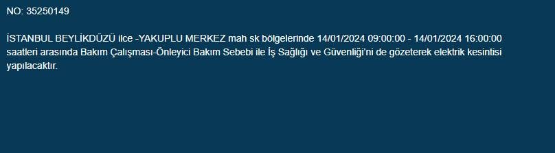 İstanbul'da 7 İlçe Karanlığa Gömülecek! 16