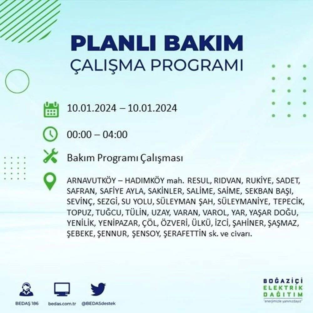 BEDAŞ Duyurdu: İstanbul'da Elektrik Kesintisi 8 Saati Bulacak. Bu Soğukta Kombiler Çalışmayacak! 10 İlçeyi Birden Etkileyecek - Fotoğraf: 1
