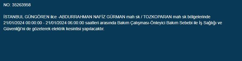 Mumları Hazırlayın! Yarın İstanbul'un 10 İlçesi Karanlığa Gömülecek 11