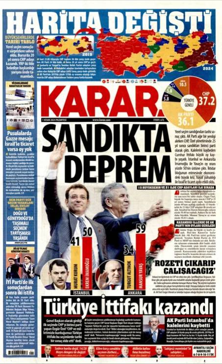 Türk Gazeteleri Seçim Sonuçlarını Nasıl Gördü? 14