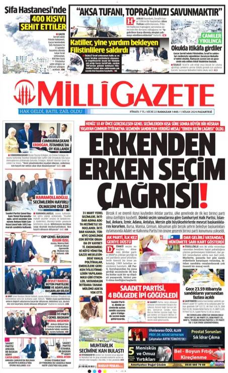 İktidara Yakın Gazeteler AKP'nin Yenilgisini Nasıl Değerlendirdi? 8