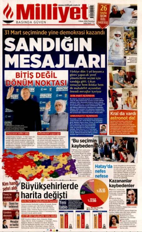 İktidara Yakın Gazeteler AKP'nin Yenilgisini Nasıl Değerlendirdi? 7