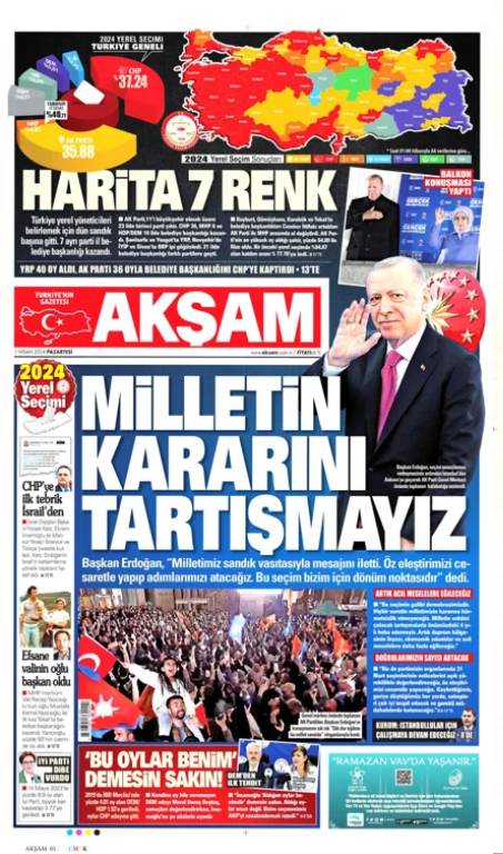 İktidara Yakın Gazeteler AKP'nin Yenilgisini Nasıl Değerlendirdi? 11