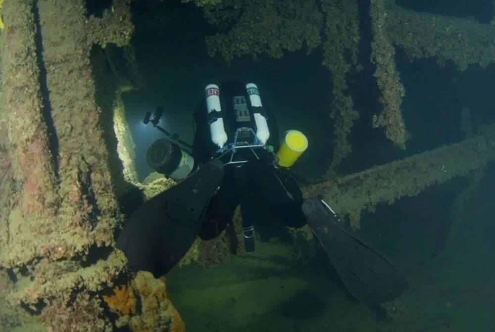 Su Altı Dalışıyla Çanakkale Savaşları'ndan Batıklar Fotoğraflandı 5