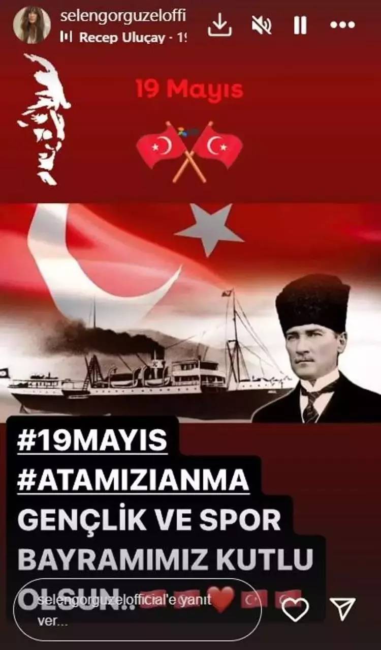 Ünlü İsimlerin 19 Mayıs Atatürk'ü Anma, Gençlik ve Spor Bayramı Paylaşımları 2