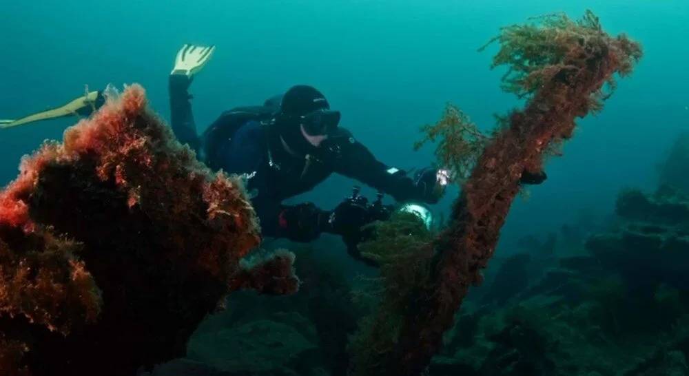 Su Altı Dalışıyla Çanakkale Savaşları'ndan Batıklar Fotoğraflandı 19