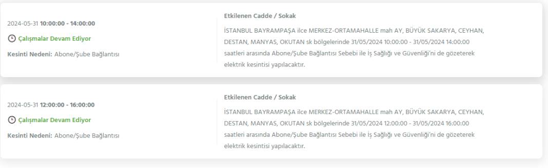 İstanbul'un 21 İlçesi Bugün Karanlığa Gömülecek: 31 Mayıs Elektrik Kesintisi Yaşanacak İlçeler! 7