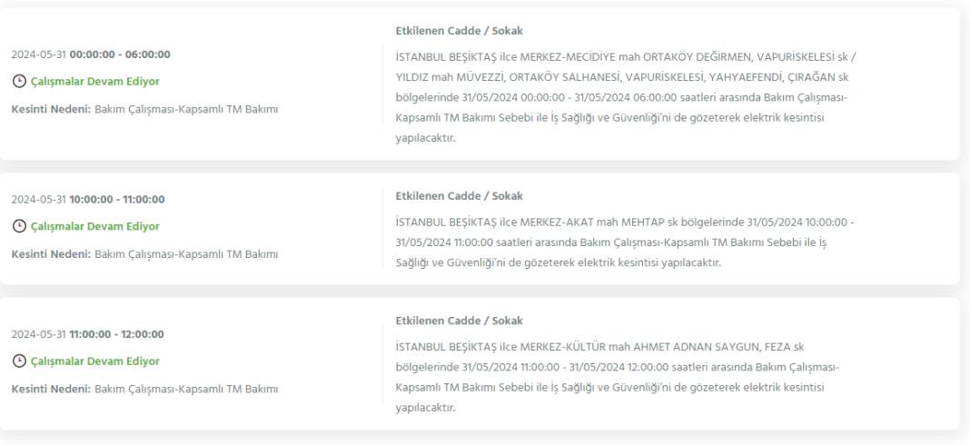 İstanbul'un 21 İlçesi Bugün Karanlığa Gömülecek: 31 Mayıs Elektrik Kesintisi Yaşanacak İlçeler! 8