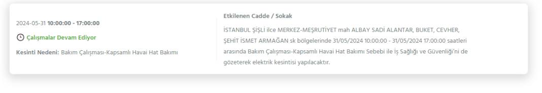 İstanbul'un 21 İlçesi Bugün Karanlığa Gömülecek: 31 Mayıs Elektrik Kesintisi Yaşanacak İlçeler! 25