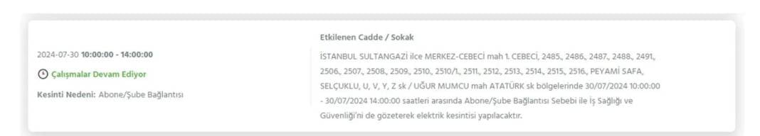 İstanbullular dikkat! Bugün bu ilçelerde elektrikler kesilecek 29